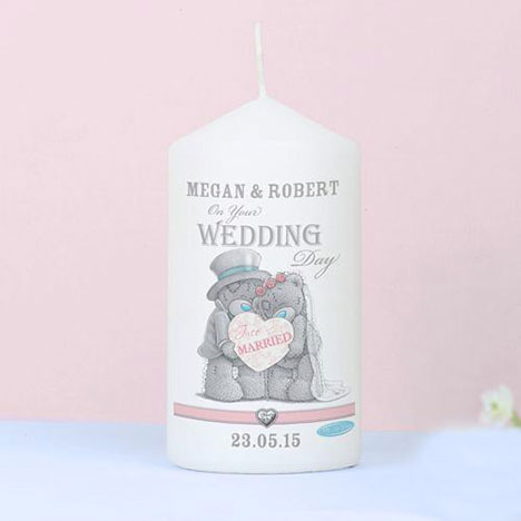 Personalised Me to You Bear Wedding Couple Candle Extra Image 1